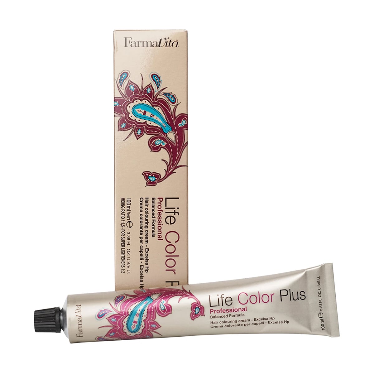 Уцінка! Перманентна крем-фарба для волосся FarmaVita Life Color Plus Hair Colouring Cream 8.11 Блондин насичено попелястий, 100 мл